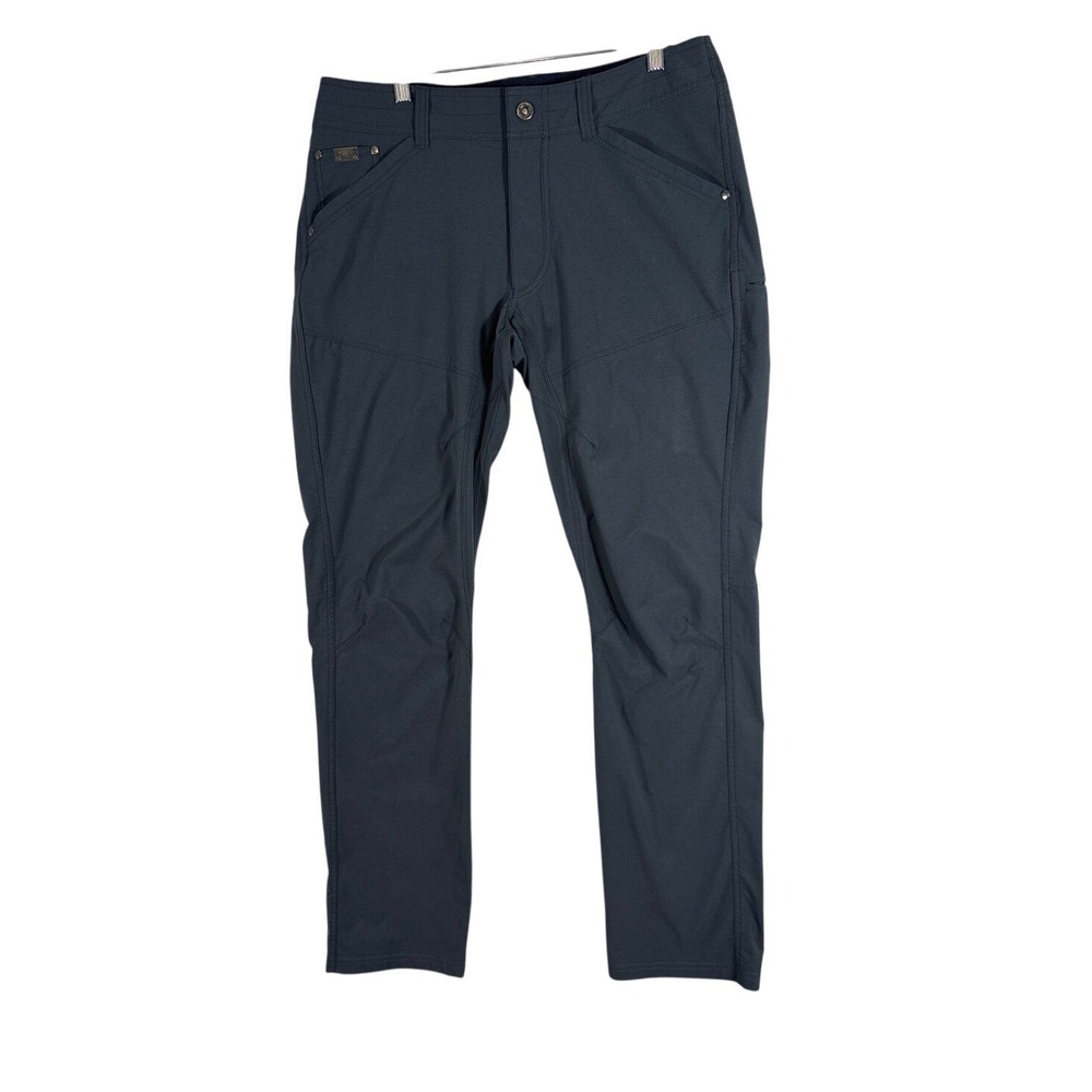 Kuhl Mens Hiking Pants Charcoal Gray Ripstop Outdoor Trekking 34x32 - Picture 1 of 13